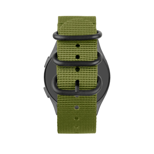 Bandz Suunto Vertical nylon band met gesp (groen)