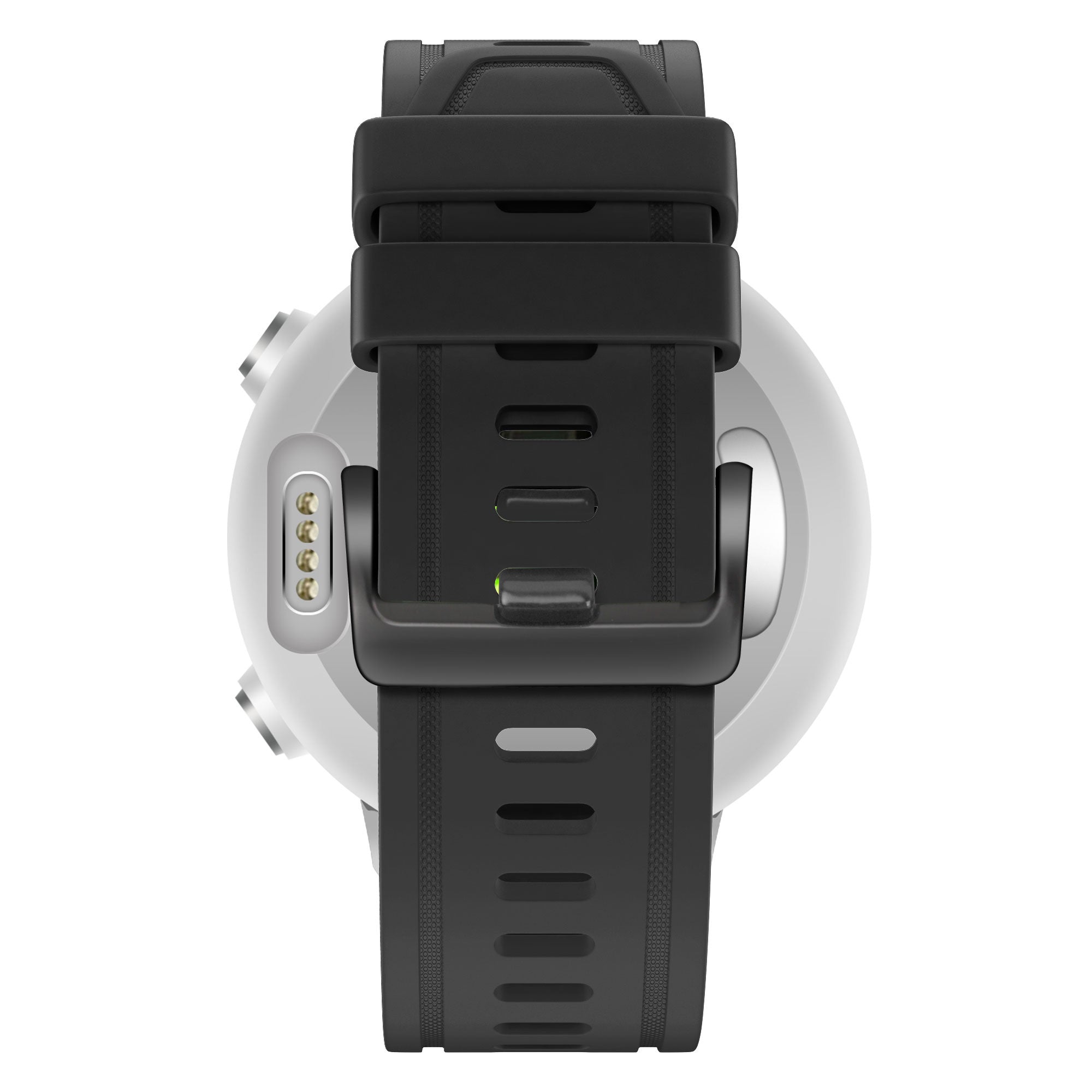 Bandz Garmin Approach S70 - 42mm Silikonarmband mit Schnalle (Schwarz)