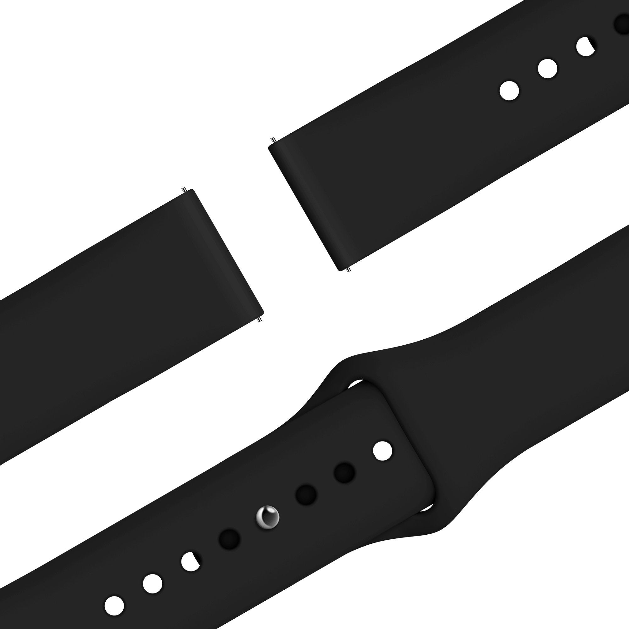 Bandz Samsung Galaxy Watch 4 - 44mm Sport Strap 'Easy Fit' (Black)