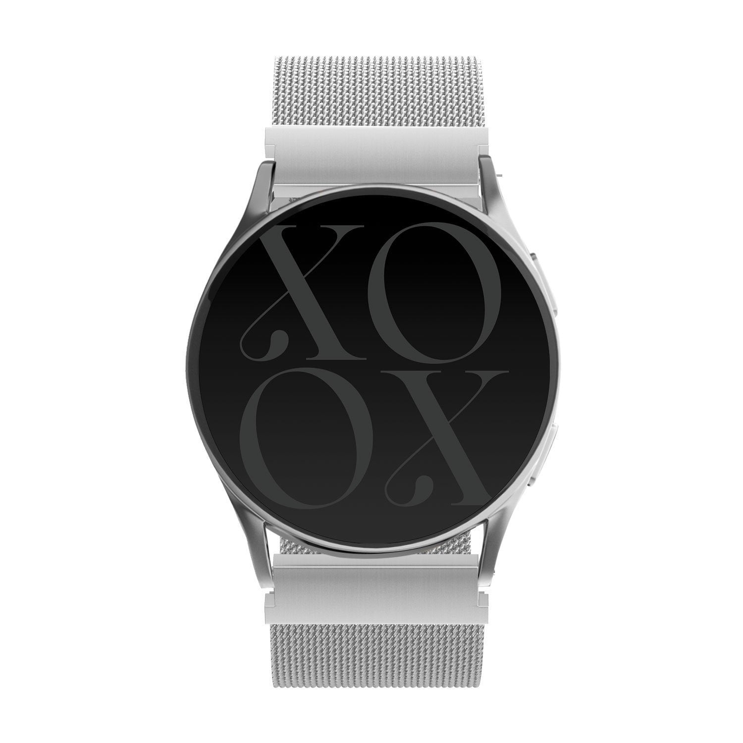 xoxo Wildhearts Fossil Gen 5e 44mm Milanese Strap (Silver)