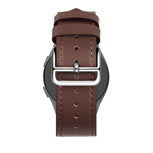 Bandz Redmi Watch 5 Lite lederen band 'Deluxe' (bruin)
