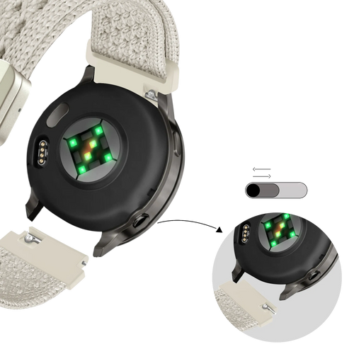 Bandz Garmin Bounce 2 vintage nylon band (sterrenlicht)