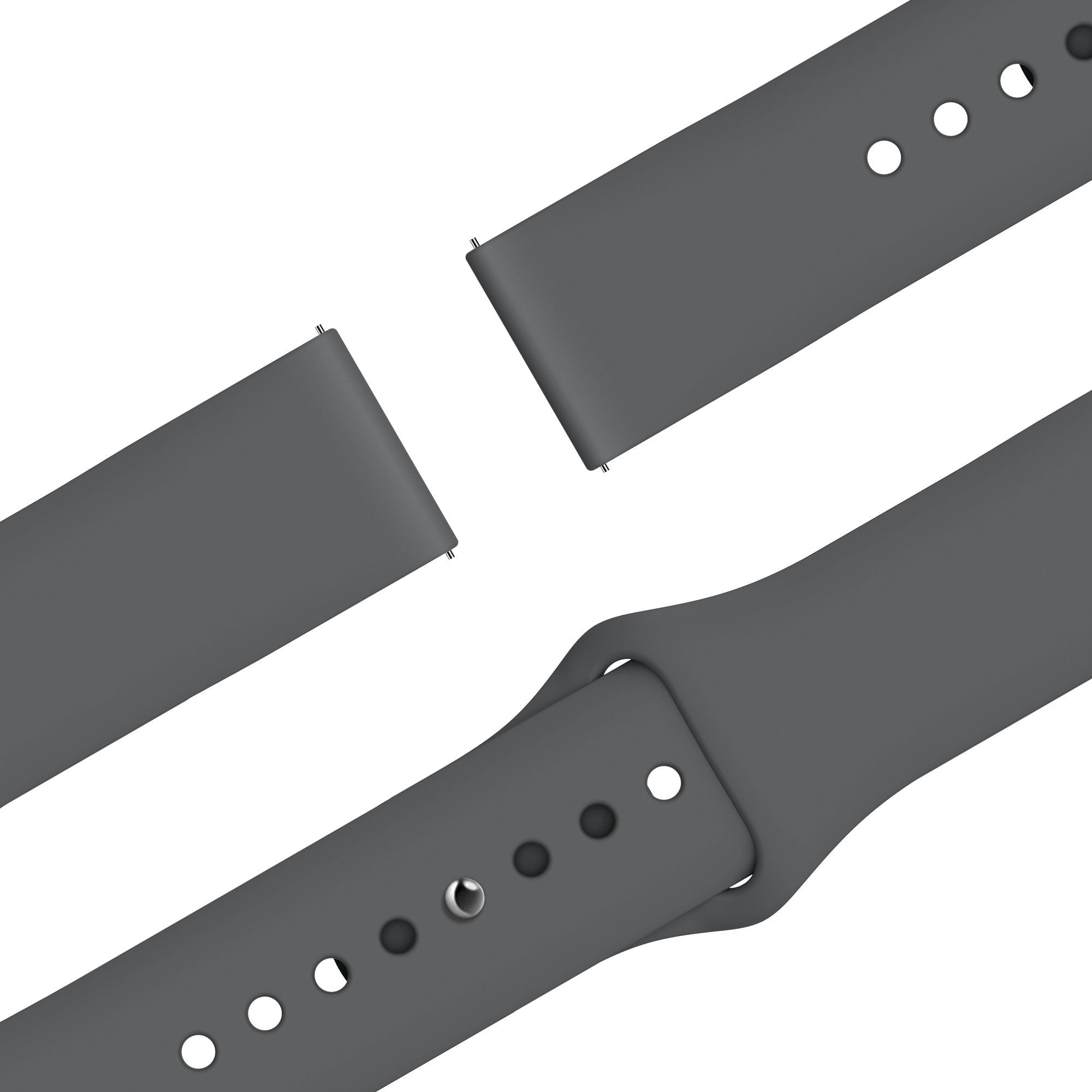 Bandz Samsung Galaxy Watch 4 - 44mm Sport Strap 'Easy Fit' (Grey)