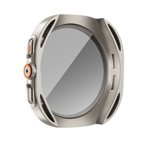 Bandz Samsung Galaxy Watch 7 - 44mm Square PC-Gehäuse mit Glass (Titan)