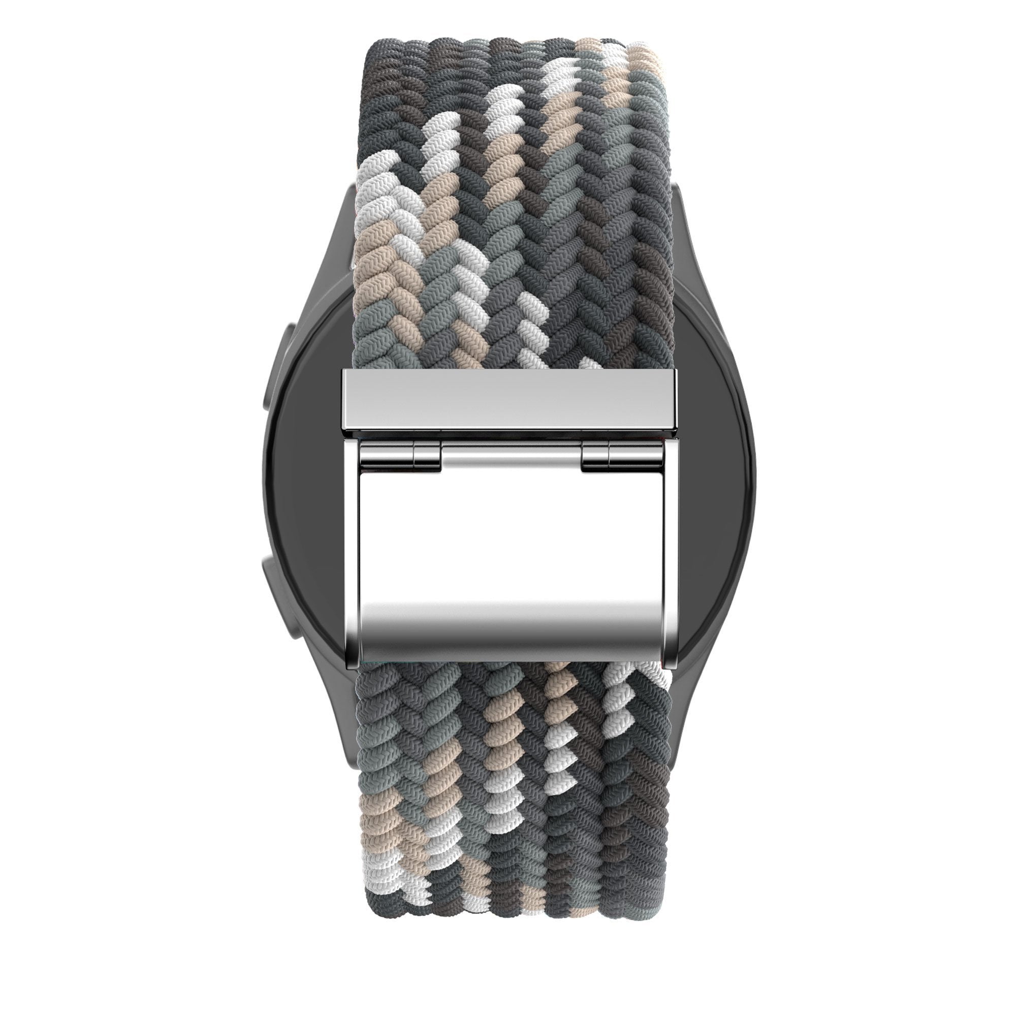 Bandz Garmin Vivomove Luxe Woven Nylon Strap (Mandala Black)