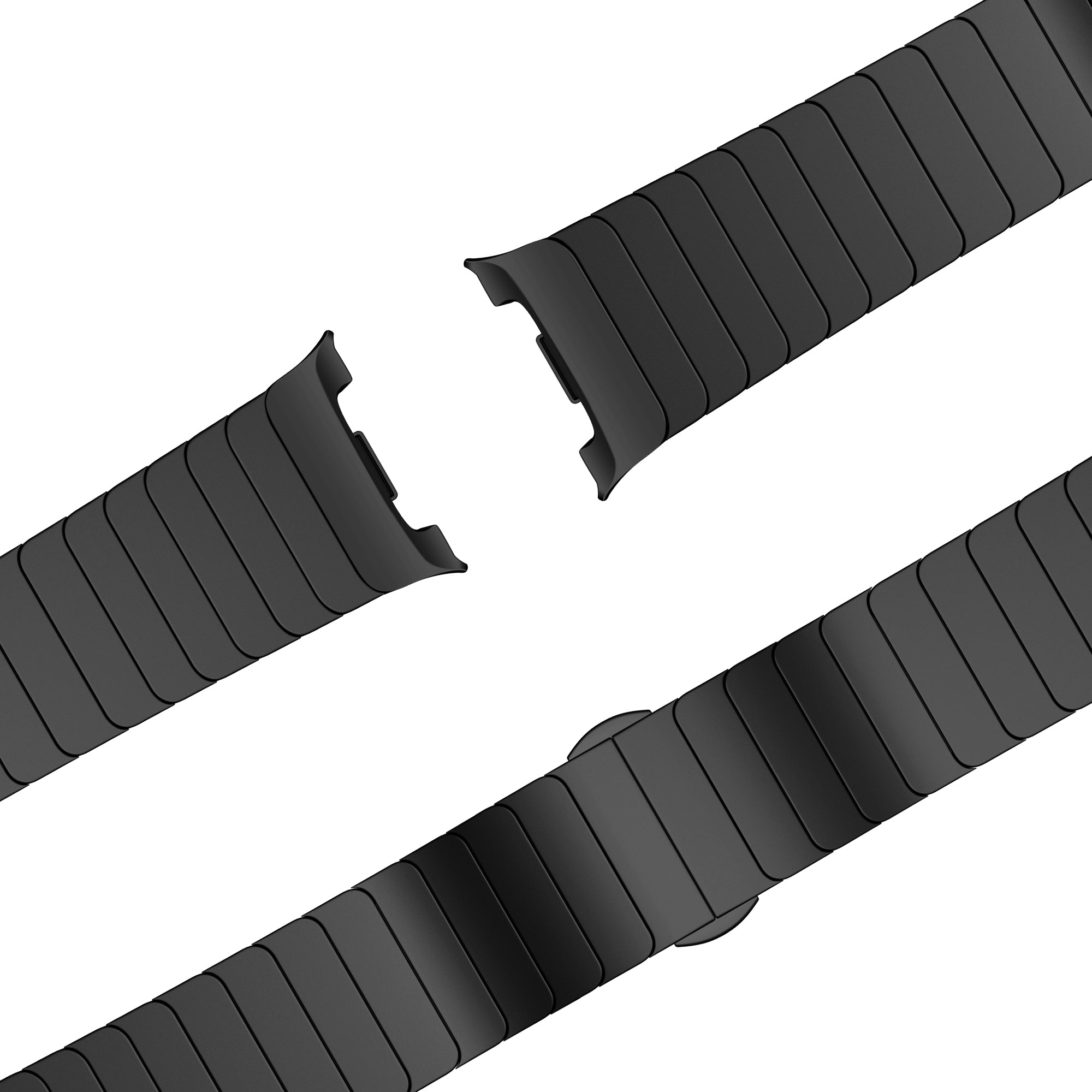 Bandz Samsung Galaxy Watch 8 - 44mm Stahlarmband 'One Bead' (Schwarz)