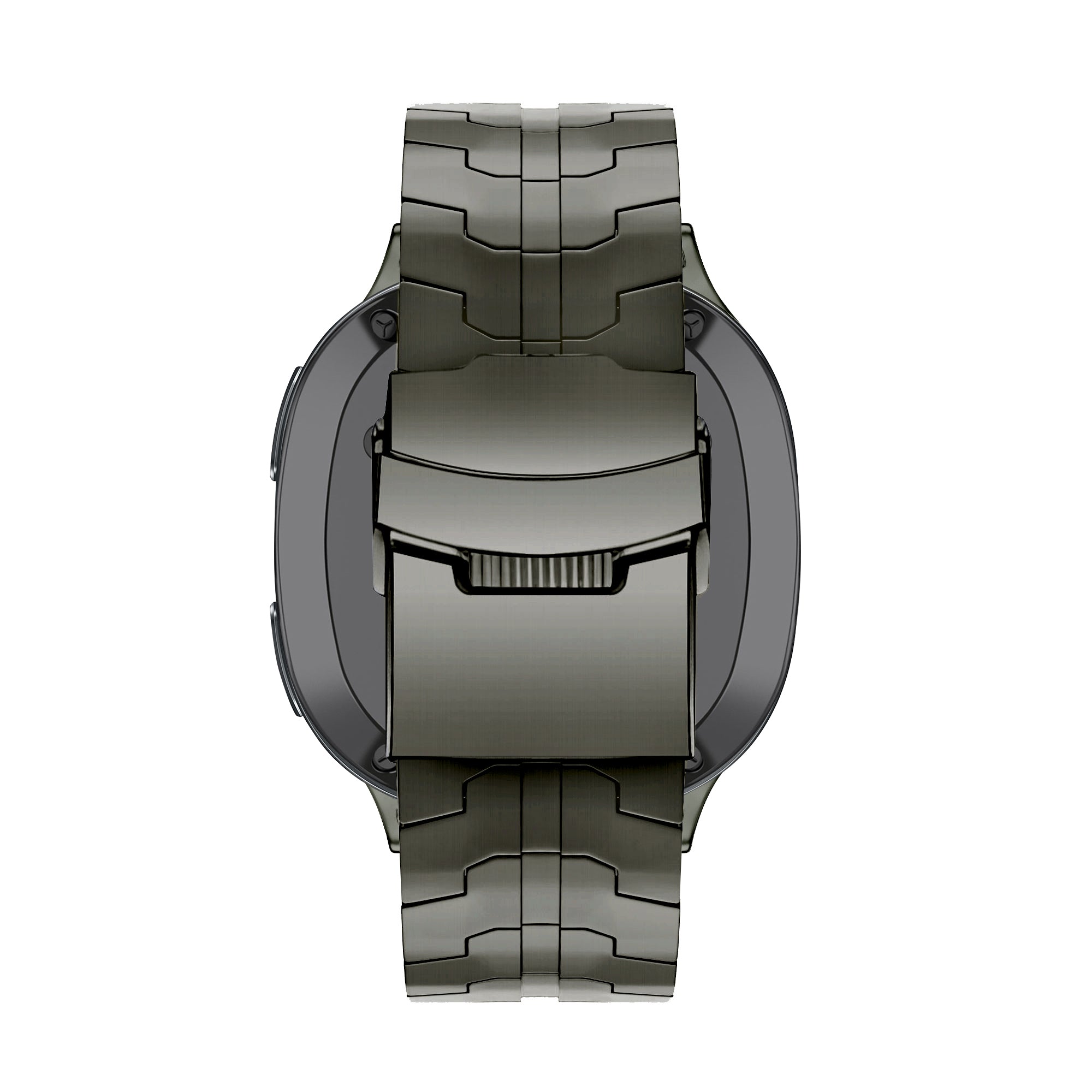 Bandz Samsung Galaxy Watch 8 - 40mm Stahl Armband 'Iron' (Graphite)