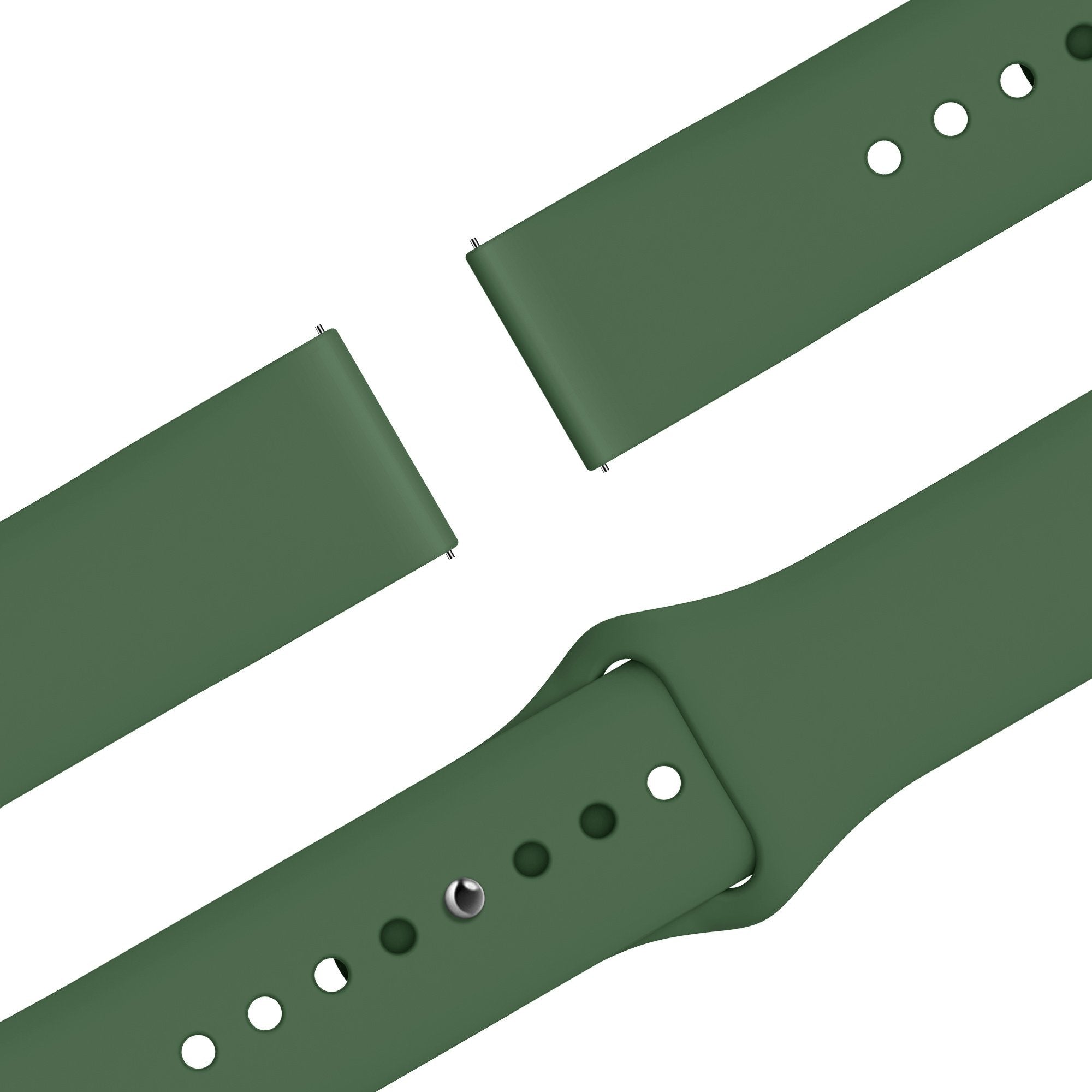 Bandz Samsung Galaxy Watch 4 - 44mm Sport Strap 'Easy Fit' (Green)