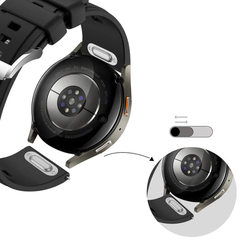 Bandz Levowatch Tiny Silicone Strap 'Easy Fit' (Black)