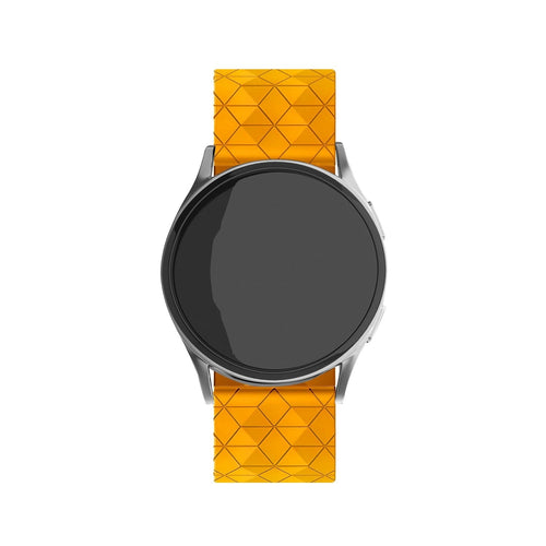 Oppo Watch X2 silicone hexa band (oranje)