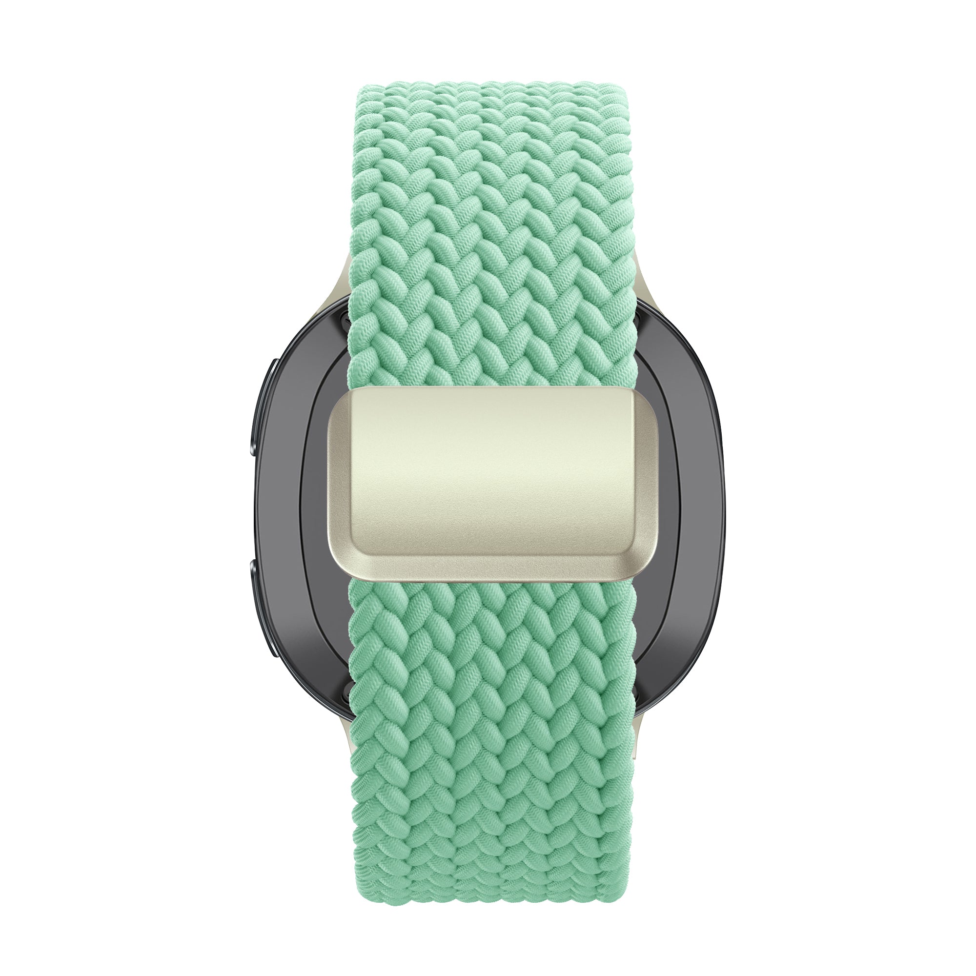 Bandz Samsung Galaxy Watch 8 Classic Magnetisches Geflochtenes Armband (Mint Grün)
