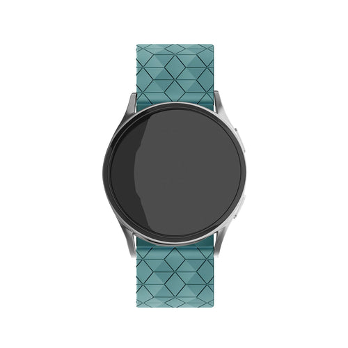 Amazfit Bip 5 silicone hexa band (grijsblauw)