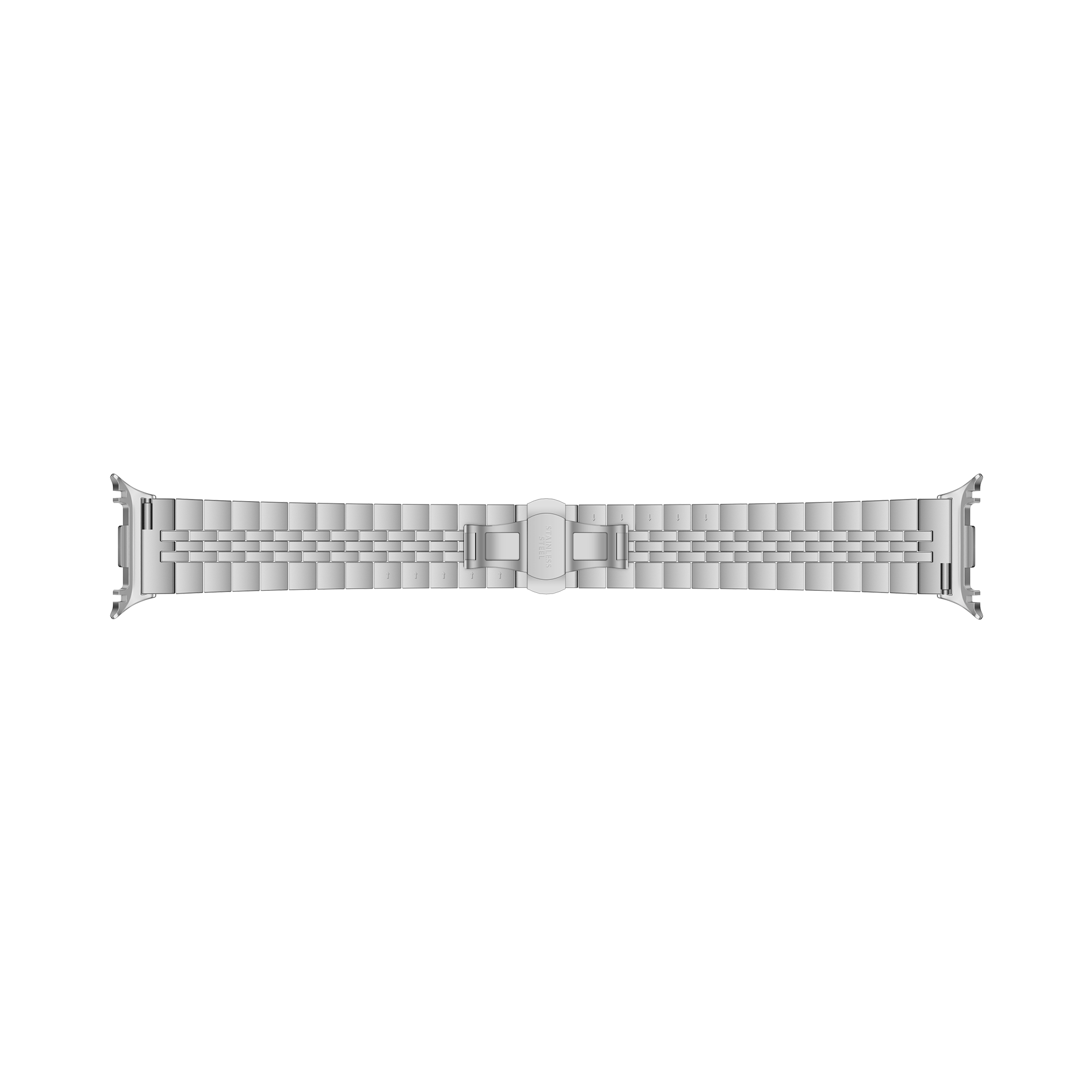 Samsung Galaxy Watch 8 Classic Jubilee Stahlarmband (Silber/Schwarz)