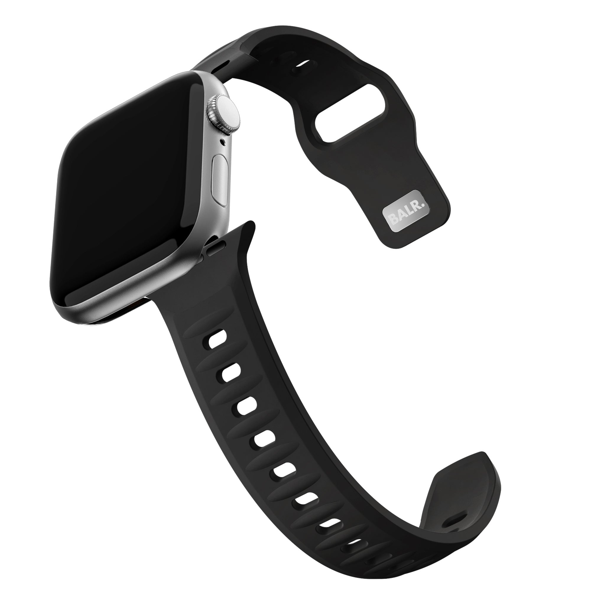 BALR. Apple Watch Outdoor Silikon Armband (Schwarz)