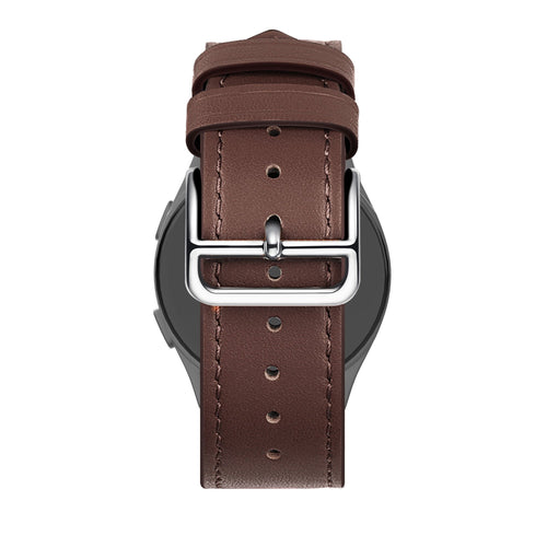 Bandz Watch 4 Pro Leather Strap 'Deluxe' (Brown)