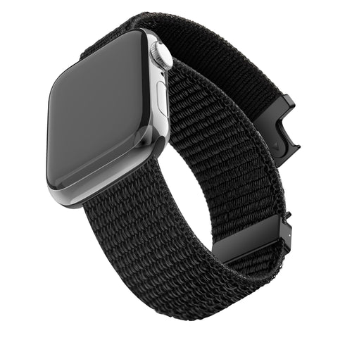 Bandz Correa nylon 'clásico' con P-buckle Apple Watch (negra)