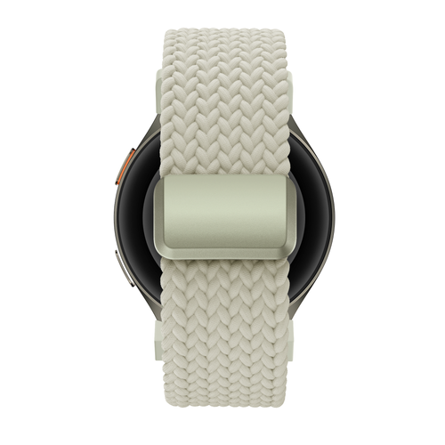 Bandz Bracelet trensé 'Easy Fit' Samsung Galaxy Watch 6 - 44mm (lumière stellaire)