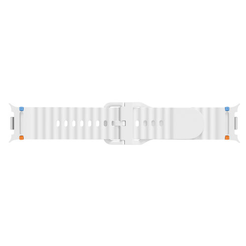 Samsung Galaxy Watch 8 - 40mm wave siliconen bandje (wit)