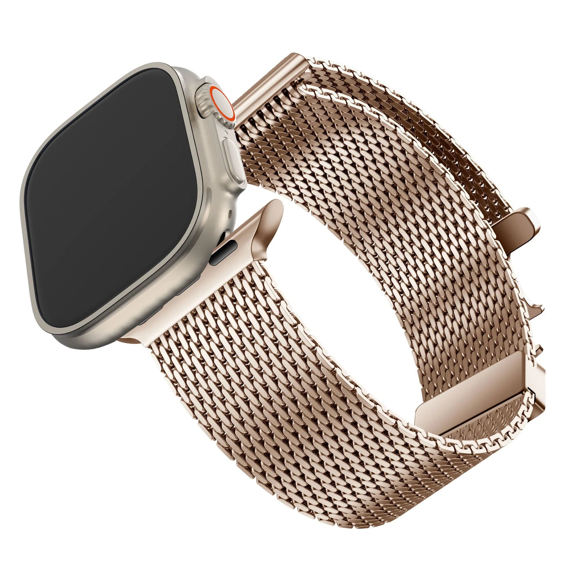 Bandz Correa Milanesa Loop con P-buckle Apple Watch (oro rosa)
