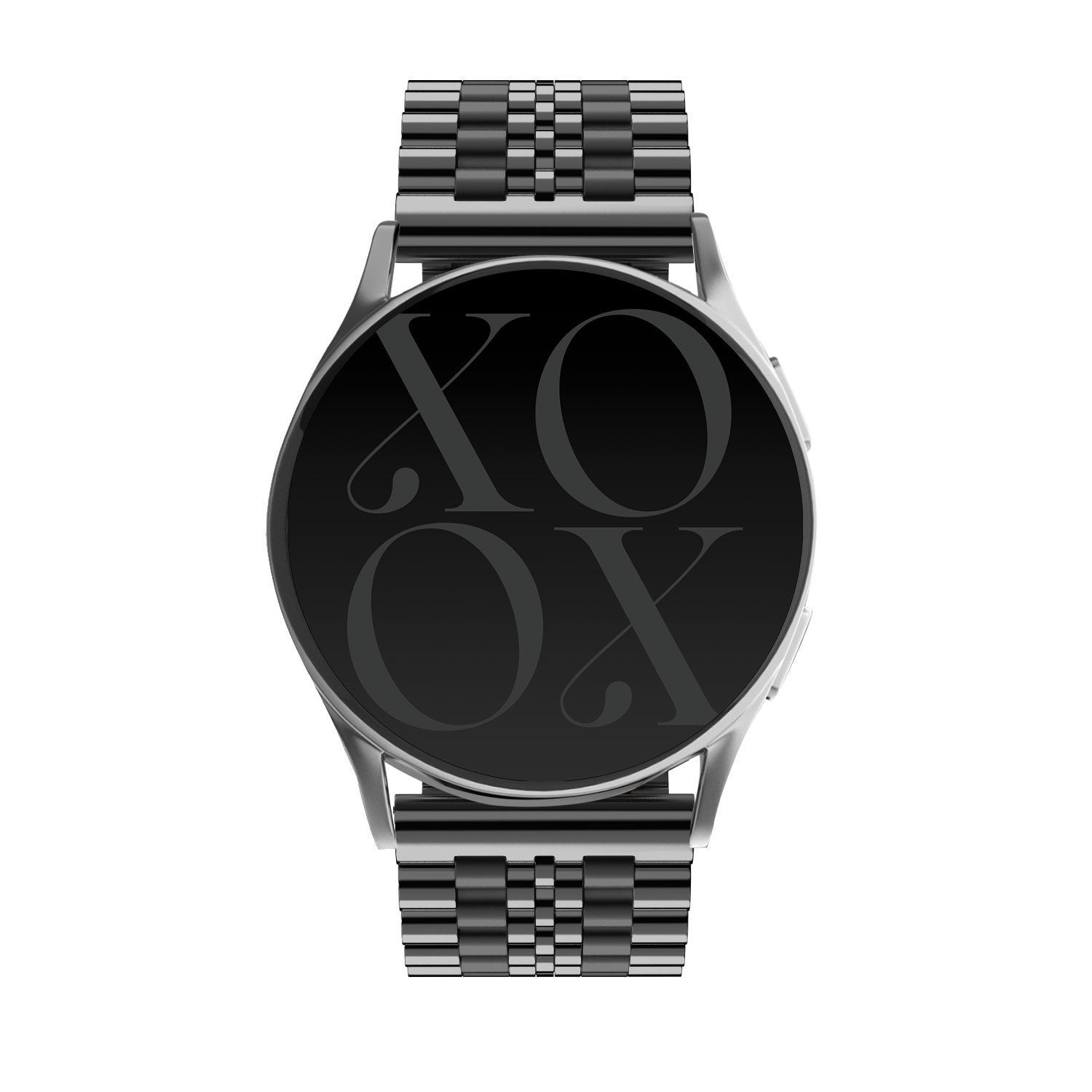 xoxo Wildhearts Fossil Gen 5e 44mm Steel Strap (Black)