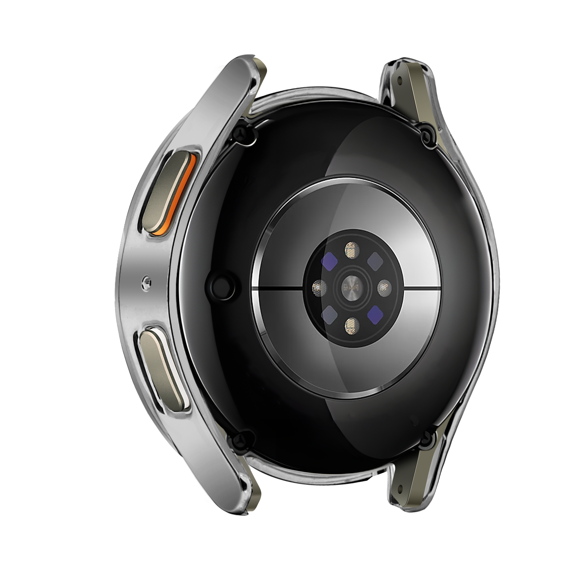Funda diamante con vidrio Samsung Galaxy Watch 7 - 40mm (plateado)