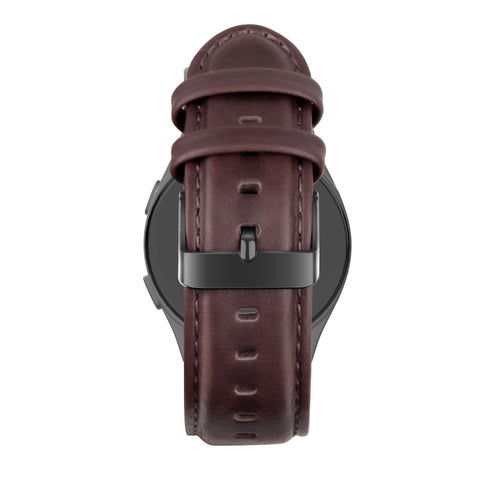 Bandz Redmi Watch 5 Lite Lederarmband 'Classic' (Dunkelbraun)