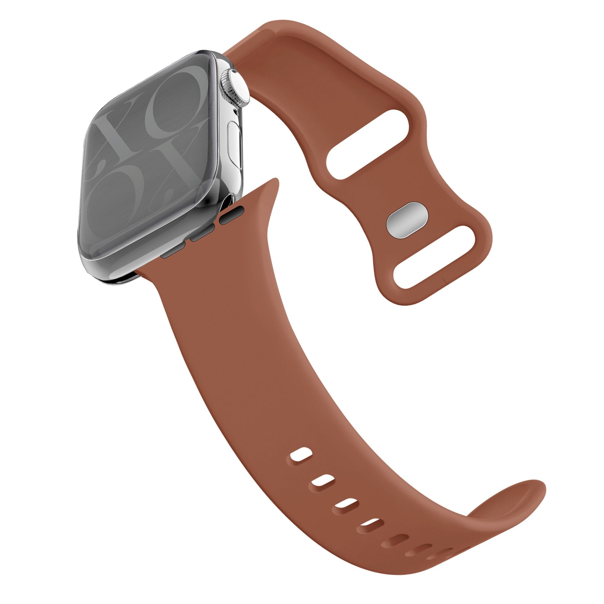 Correa silicona xoxo Wildhearts Apple Watch (marrón)