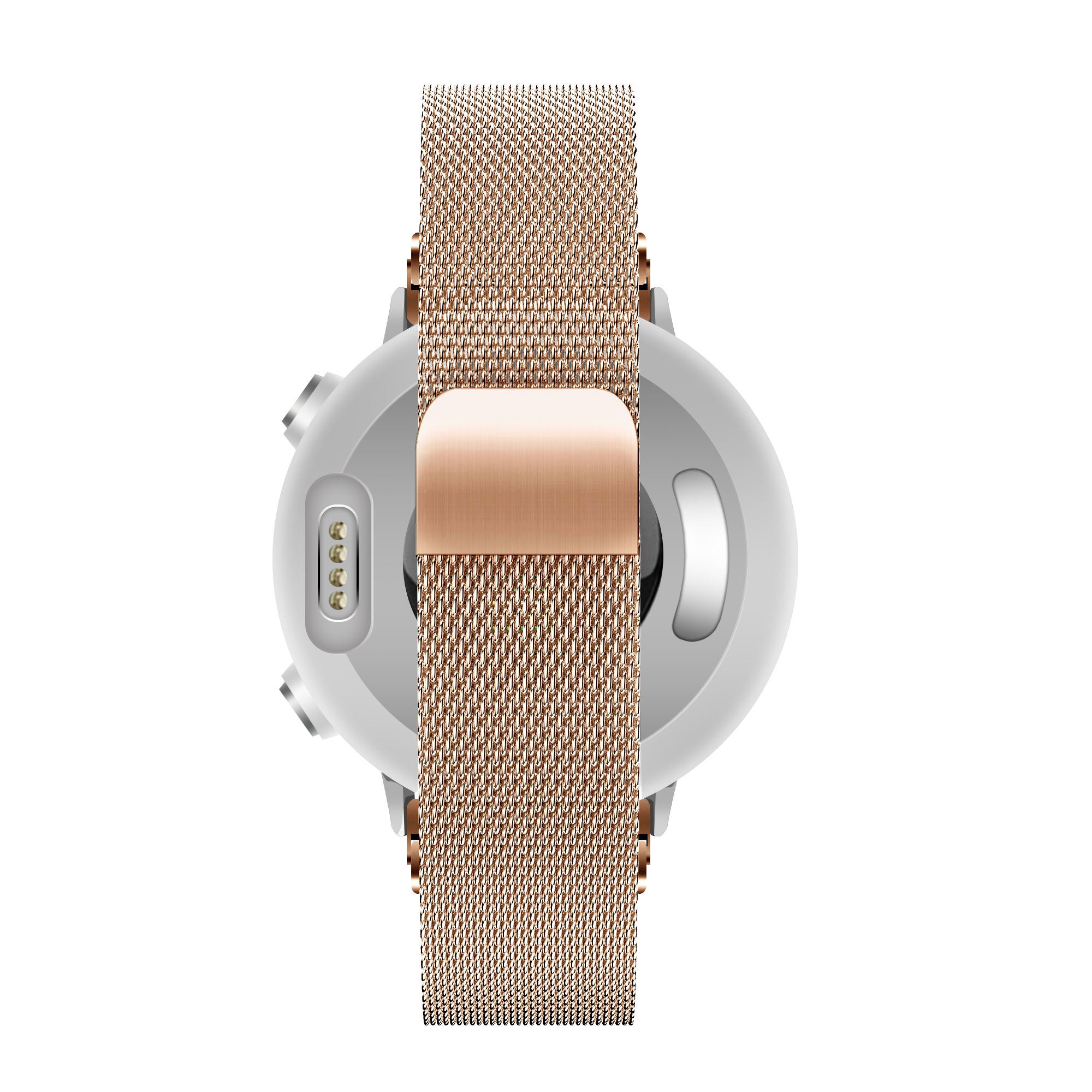 Bandz Garmin Approach S70 - 42mm Milanese Loop-Armband (Roségold)