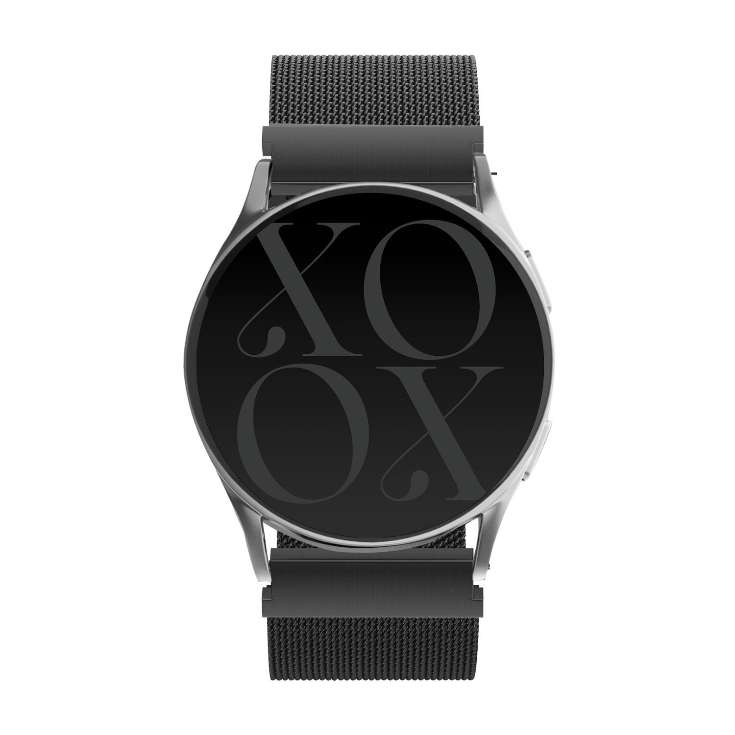 xoxo Wildhearts Fossil Gen 5e 44mm Milanese Strap (Black)