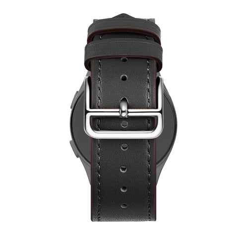 Bandz Suunto Race (S) Lederarmband 'Deluxe' (Schwarz)