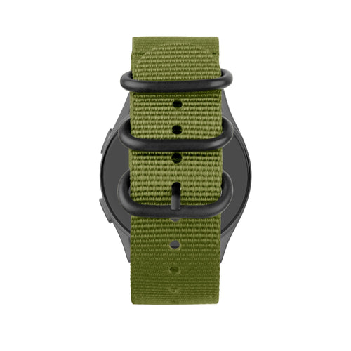 Bandz Suunto Run Buckled Nylon Strap (Green)