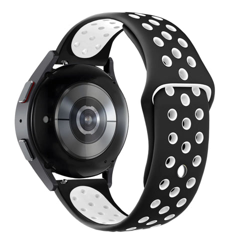 Bandz Levowatch Tiny Sport Strap 'Deluxe' (Black/White)