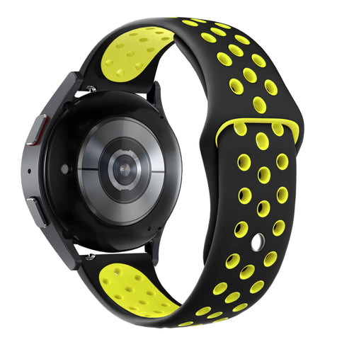 Bandz Correa deportiva 'De lujo' Amazfit Bip 6 (negro/amarillo)
