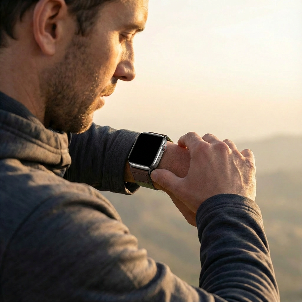 Apple Watch Canvas Strap (Army Green)