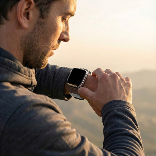 Apple Watch Ultra Canvas Armband (Grau)