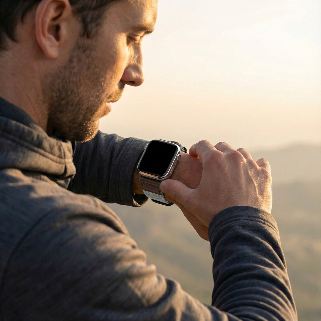 Apple Watch Canvas Strap (Grey)