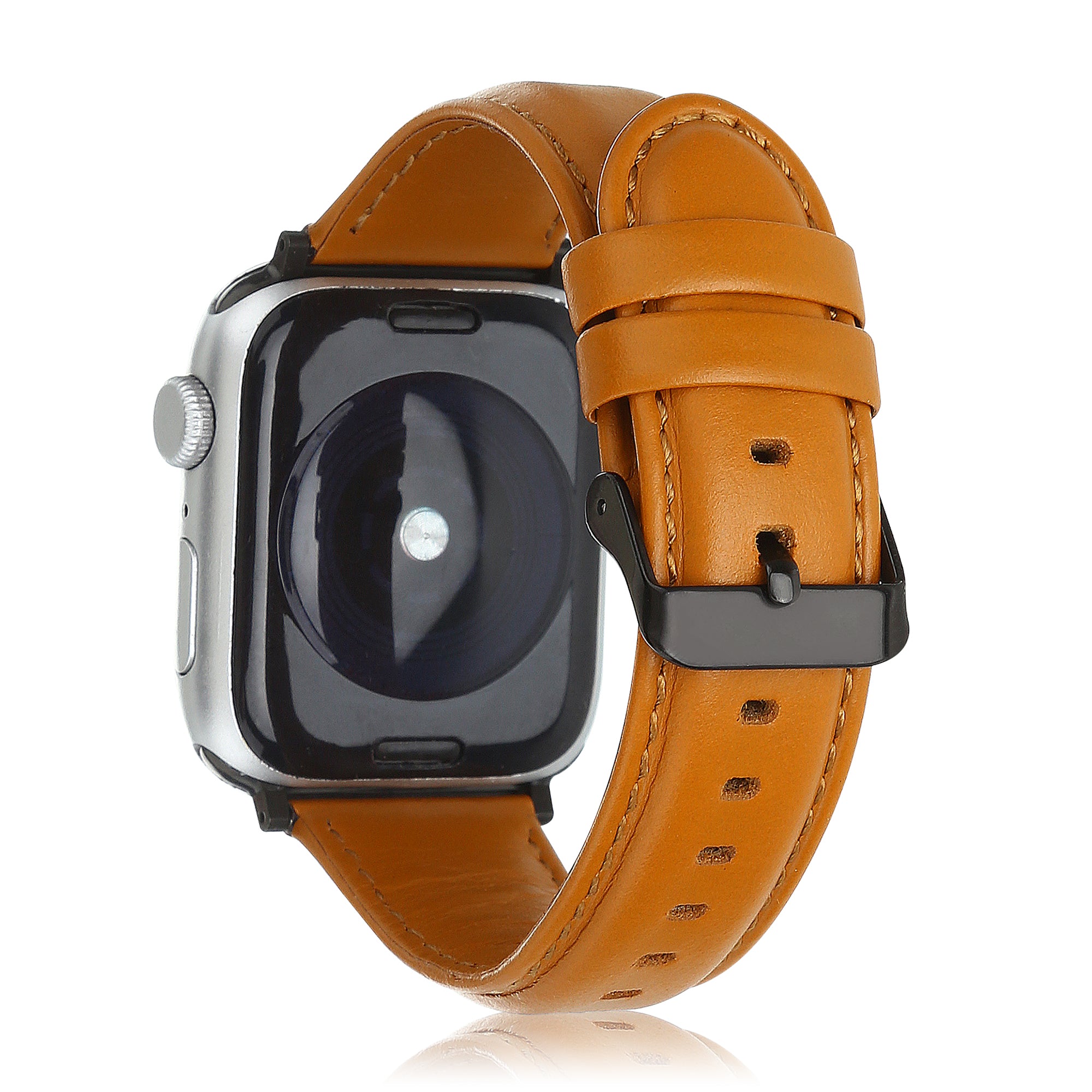 Correa cuero Apple Watch (marrón claro)