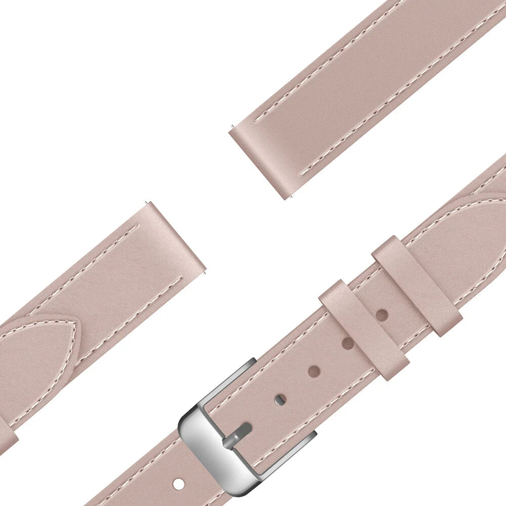 Correa reloj cuero 14mm - universal (rosa)