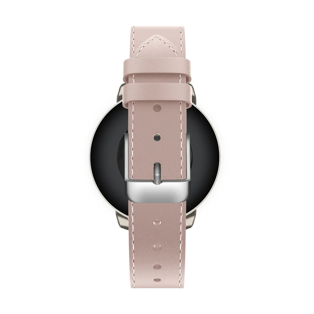 Correa reloj cuero 14mm - universal (rosa)