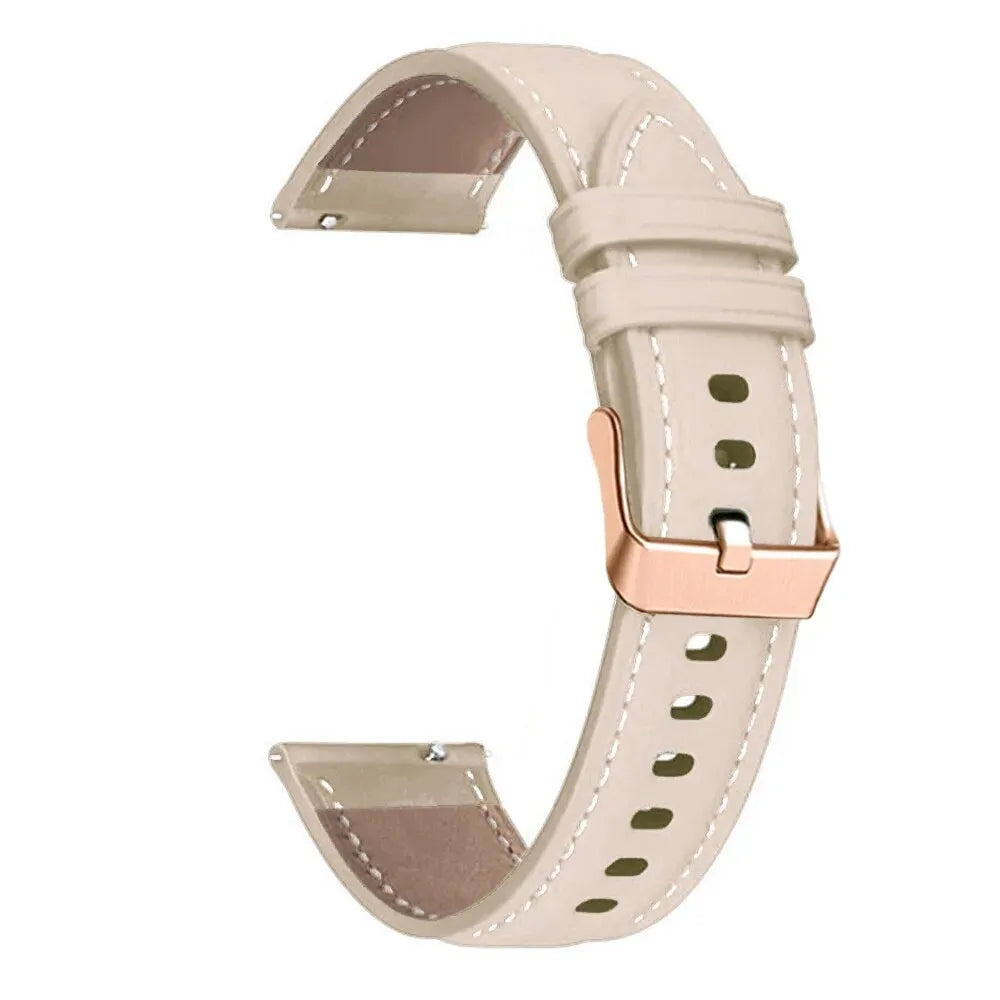 Correa cuero genuina Huawei Watch GT 4 - 41mm (beige)