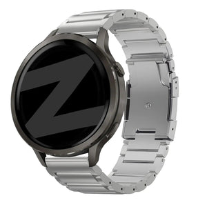 vivoactive 4s titanium link band silver