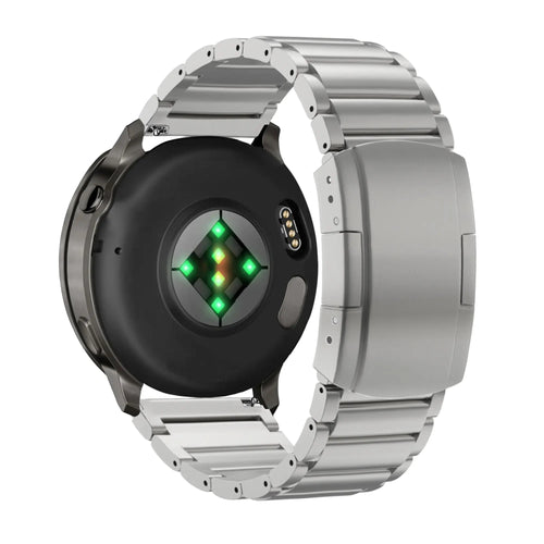 Bandz Bracelet titane Garmin Forerunner 255s (argent)