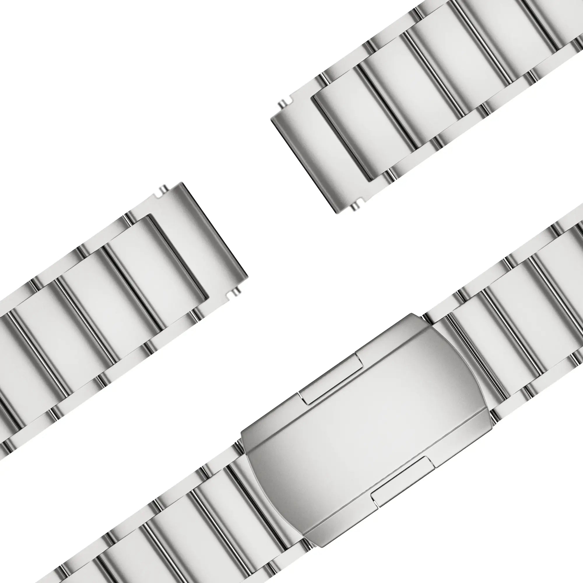 Bandz Garmin Vivoactive 4s titanium schakel band (zilver)