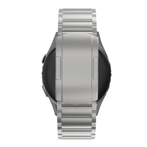 Bandz Garmin Vivoactive 4s titanium schakel band (zilver)