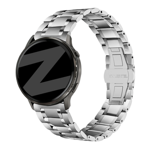 Bandz Correa acero con eslabones 'Deluxe' Garmin Vivomove 3s (plateado)