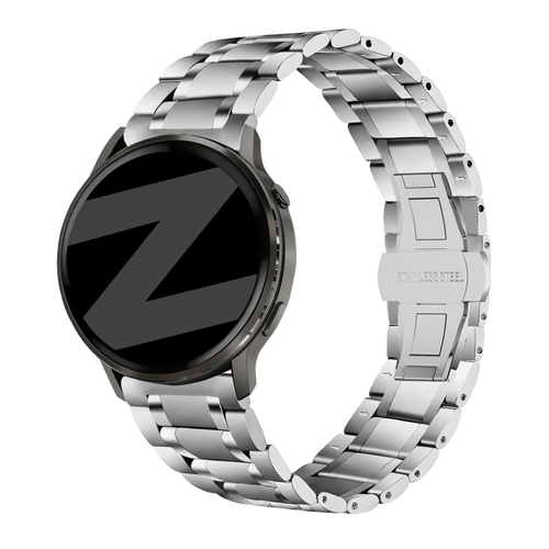 Bandz Correa acero con eslabones 'Deluxe' Garmin Vivomove 3s (plateado)