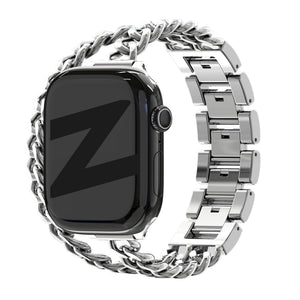 Bandz Correa acero 'Double Tour' Apple Watch (plateado)