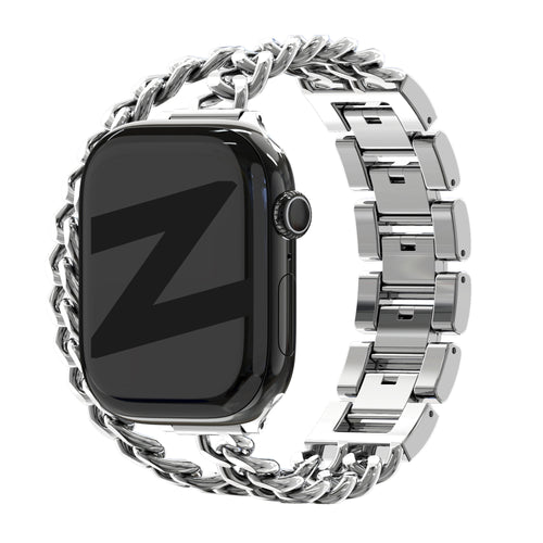 Bandz Correa acero 'Double Tour' Apple Watch (plateado)