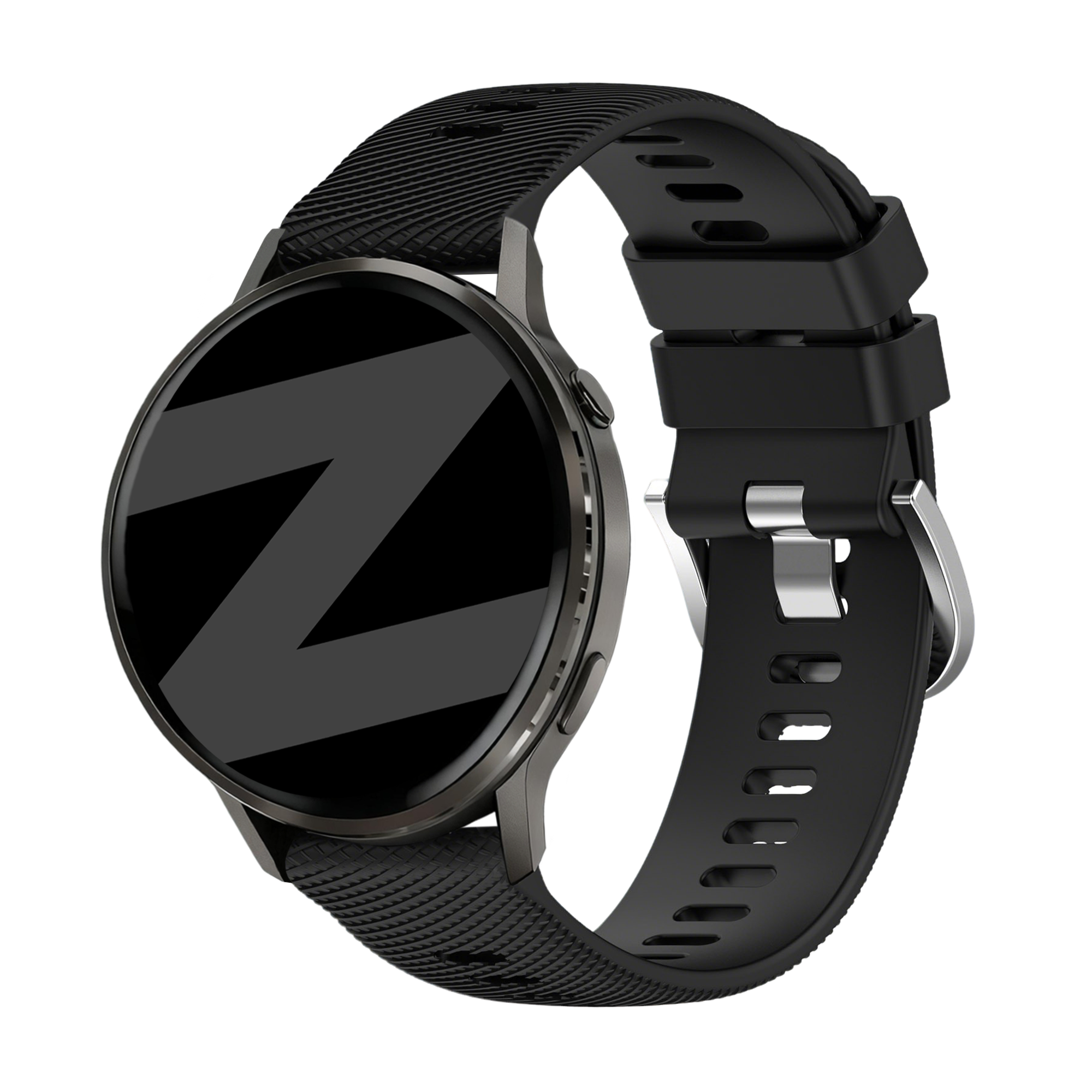 Bandz Garmin Forerunner 265s Silicone Strap 'Deluxe' (Black)