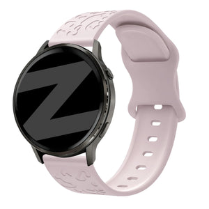 Bandz Garmin Forerunner 265s Silicone Strap 'Leopard' (Pink)